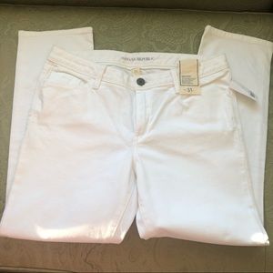 NWT Banana Republic White Skinny Jeans Size 31
